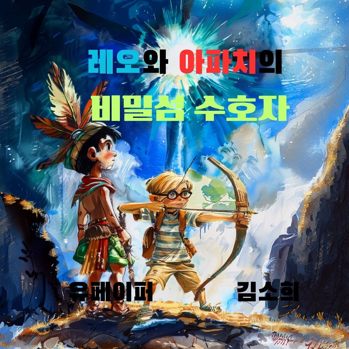 (어린이 동화책)레오와 아파치의 비밀섬 수호자