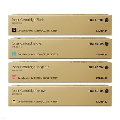 제록스 제록스 CT201437 DC-IV C2260용 옐로우 노랑 토너