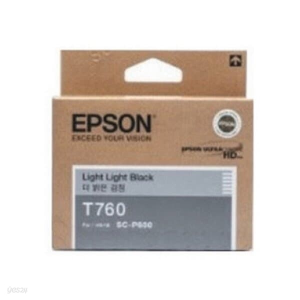 엡손 잉크 T760900 Light Black 더밝은검정