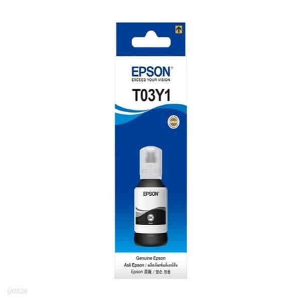 엡손 정품 잉크 T03Y100 검정