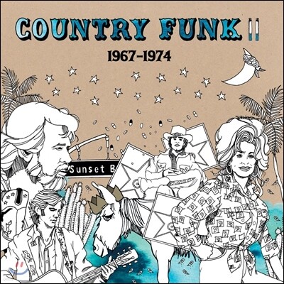 Various — Country Funk II 1967-1974 앨범 커버