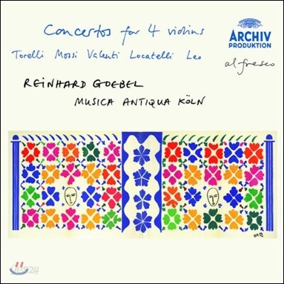 Reinhard Goebel 토렐리 / 모시 / 발렌티 / 로카텔리: 네 개의 바이올린 협주곡 (Torelli / Mossi / Valinti / Locatelli: Concertos for 4 Violins)