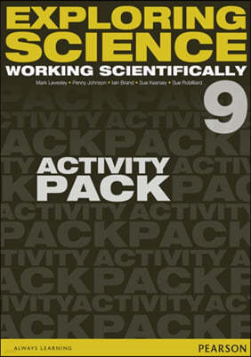 The Exploring Science: Working Scientifically Activity Pack Year 9