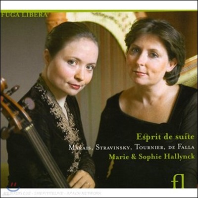 Duo Hallynck 모음곡의 정신 - 마래 / 스트라빈스키 / 투르니에 / 드 파야: 첼로와 하프 모음곡 (Esprit de Suite - Marais / Stravinsky / Tournier / De Falla)