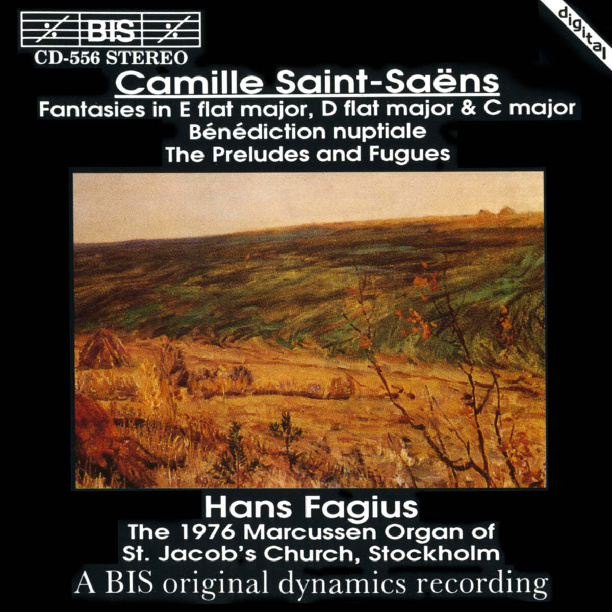 Hans Fagius 생상스: 환상곡, 전주곡과 푸가 [오르간 연주집] (Saint-Saens: Fantasies, Preludes and Fugues)