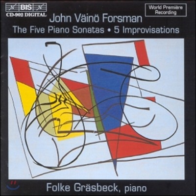Folke Grasbeck : ǾƳ ҳŸ,  (Forsman: 5 Piano Sonatas, 5 Improvisations)
