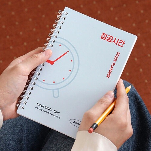 YES24발송 GIFT상품 혼자공부 집공시간 스터디 플래너 (3개월, 공부 시간)