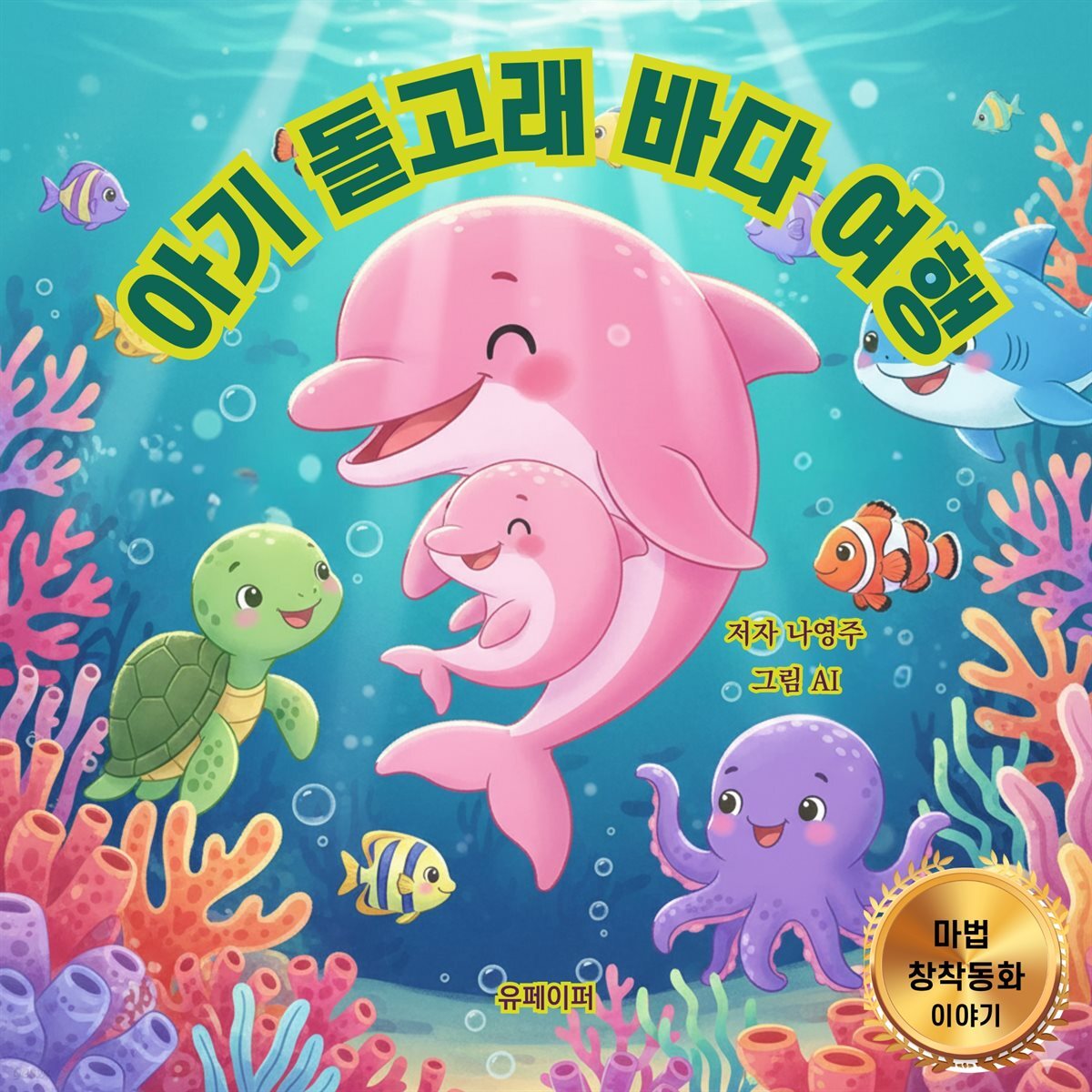 아기 돌고래 바다 여행