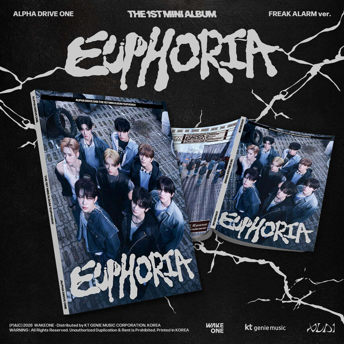 ALPHA DRIVE ONE - 미니앨범 1집 : EUPHORIA [FREAK ALARM ver.]