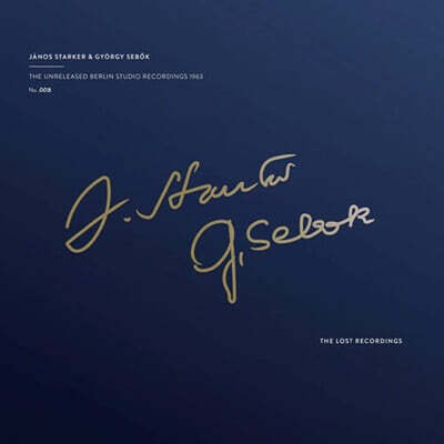 Janos Starker / Sebok Gyorgy — 1963년 미공개 베를린 스튜디오 레코딩 (The Unreleased Berlin Studio Recordings 1963) 앨범 커버