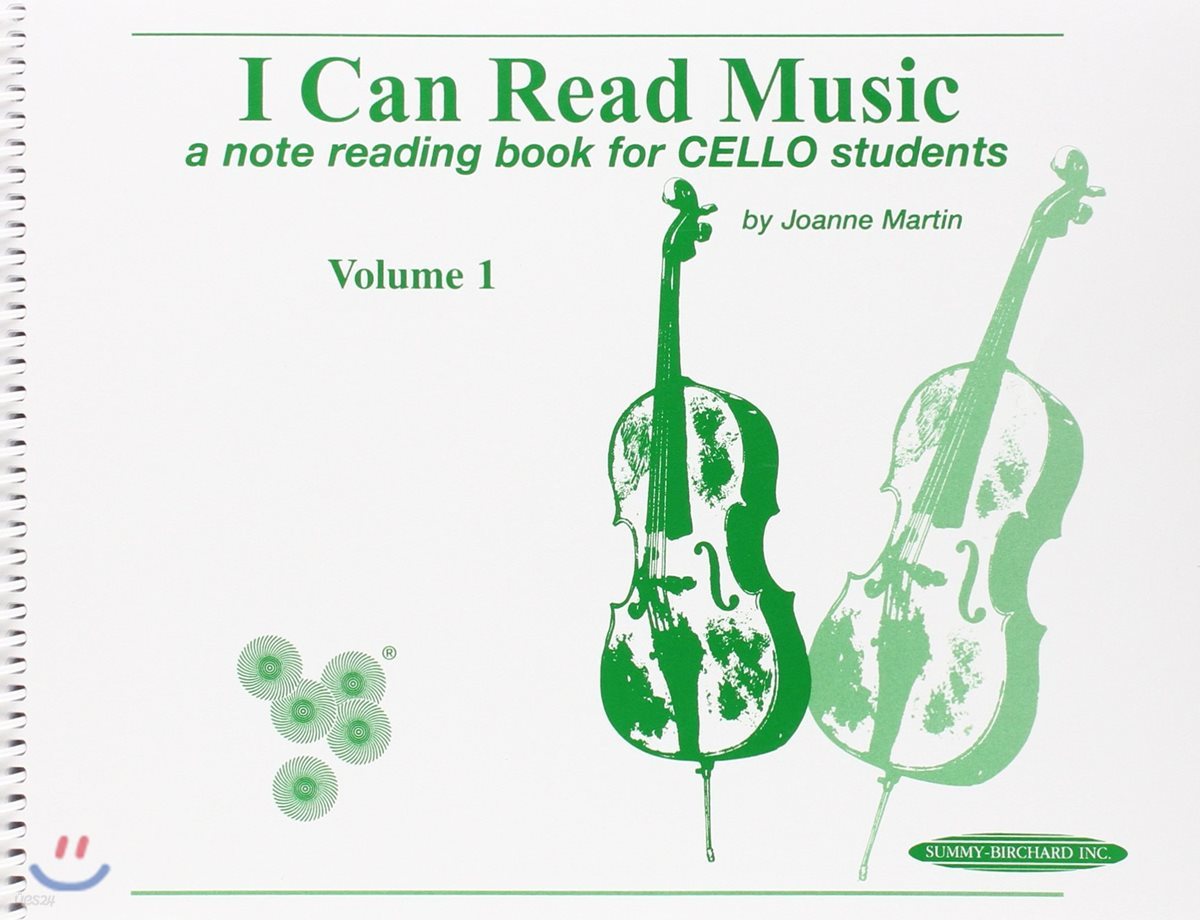 I Can Read Music, Vol 1: A Note Reading Book for Cello Students