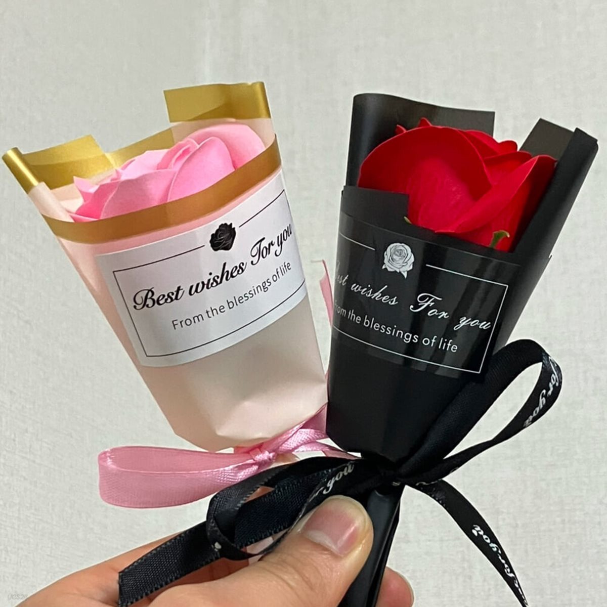 어버이날 스승의날 미니 비누꽃다발 비누장미꽃다발 장미 꽃 다발 비누 한송이꽃비누 이벤트 선물