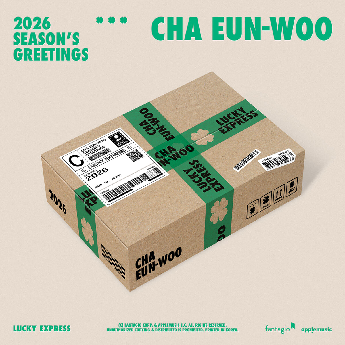 차은우 (CHA EUN-WOO) 2026 SEASON’S GREETINGS [LUCKY EXPRESS]
