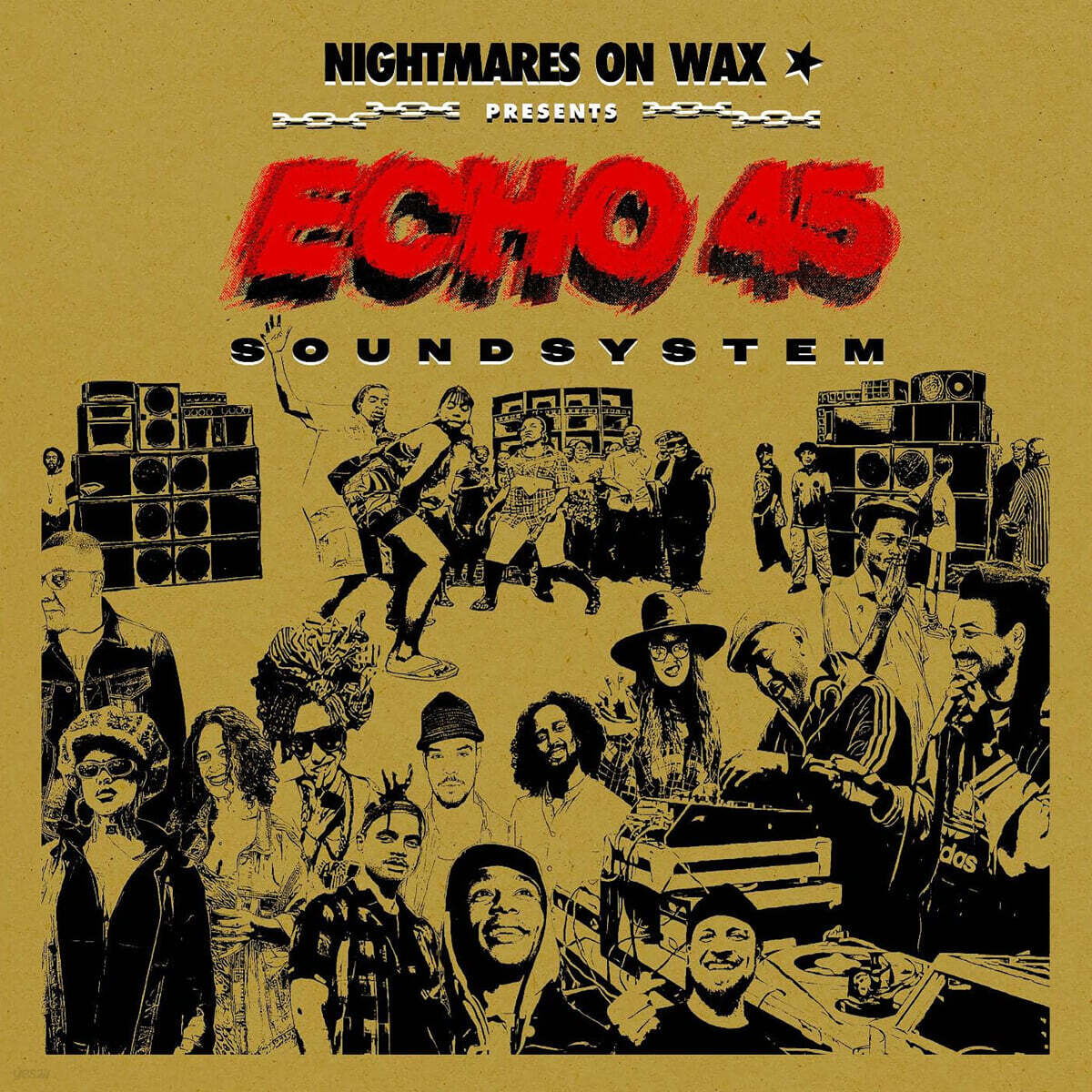 Nightmares On Wax (나이트메어 온 왁스) - Echo45 Sound System [골드 컬러 LP]