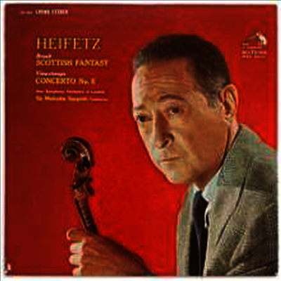 Jascha Heifetz,Malcolm Sargent — 브루흐: 스코틀랜드 환상곡 & 비외탕: 바이올린 협주곡 5번 (Buch: Scottish Fantasy & Vieuxtemps: Violin Concerto No.5) - Jascha Heifetz 앨범 커버