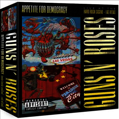 [Geffen Records]Guns N' Roses - Appetite for Democracy 3D: Live at the Hard Rock Casino Las Vegas (2CD+Blu-Ray+T-Shirt)(Boxset)
