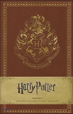The Harry Potter Hogwarts Hardcover Ruled Journal