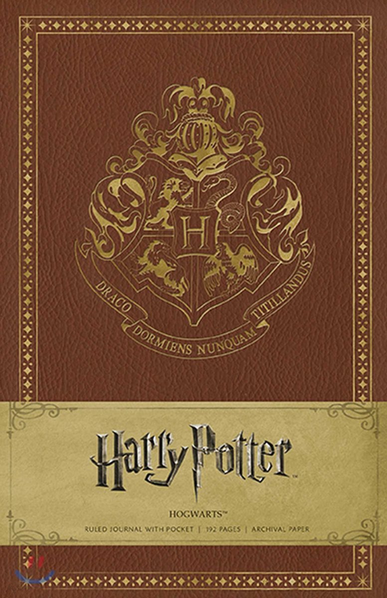 The Harry Potter Hogwarts Hardcover Ruled Journal