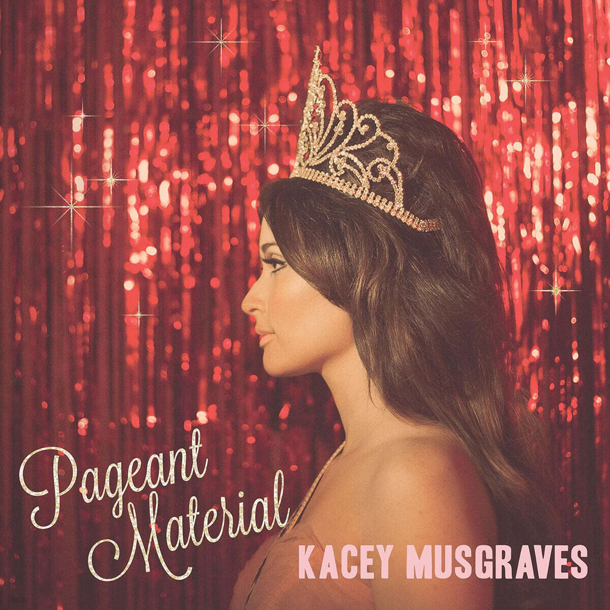 Kacey Musgraves (케이시 머스그레이브스) - 2집 Pageant Material [화이트 글리터 컬러 LP]