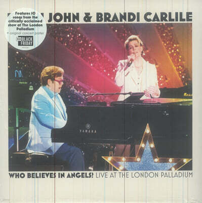 Elton John & Brandi Carlile — Who Believes in Angels? (Live at the London Palladium) 앨범 커버