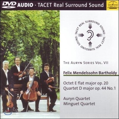 Auryn Quartet 아우린 시리즈 7 - 멘델스존: 팔중주, 현악 사중주 (The Auryn Series VII - Mendelssohn: Octet Op.20, Quartet Op.44 No.1)