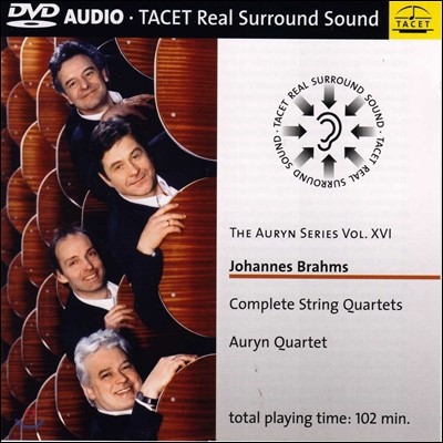 Auryn Quartet 아우린 시리즈 16 - 브람스: 현악 사중주 전곡 (The Auryn Series XVI - Brahms: Complete String Quartets)