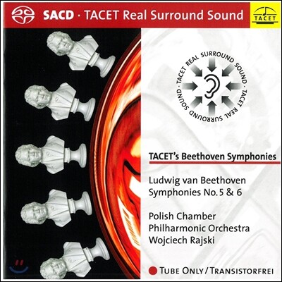 Wojciech Rajski 타쳇의 베토벤 교향곡 - 베토벤: 교향곡 5번, 6번 '전원' (Tacet's Beethoven Symphonies - Op.67, Op.68 'Pastorale')