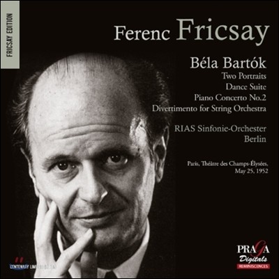 Ferenc Fricsay ٸ:   ʻ,  , ǾƳ ְ 2 (Bartok: Two Portraits, Dance Suite, Piano Concerto No.2)