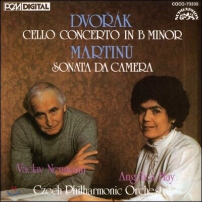 Vaclav Neumann / Angelica May 드보르작: 첼로 협주곡 / 마르티누: 소나타 다 카메라 (Dvorak: Cello Concerto / Martinu: Sonata da Camera)
