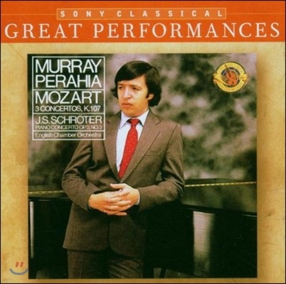 Murray Perahia Ʈ / : ǾƳ ְ (Mozart: 3 Concertos K.107 / Schroter: Piano Concerto Op.3 No.3)