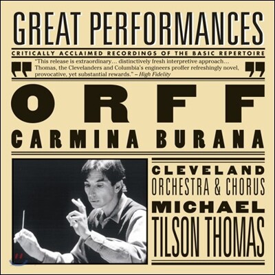 Michael Tilson Thomas 오르프: 카르미나 부라나 (Orff: Carmina Burana)