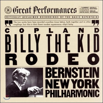 Leonard Bernstein ÷:   Ű, ε (Copland: Billy The Kid, Rodeo)