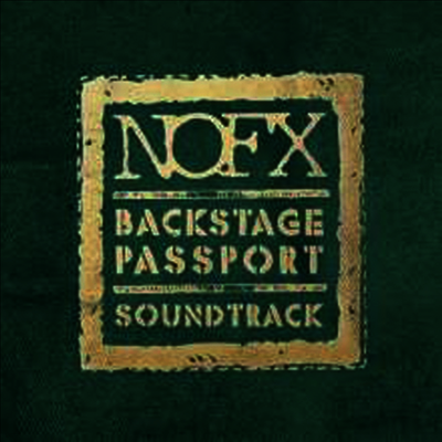 NOFX — Backstage Passport Soundtrack 앨범 커버
