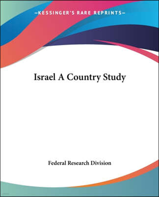 Israel A Country Study