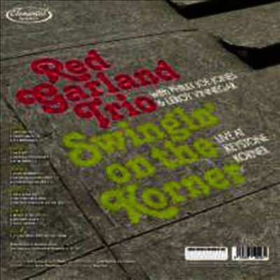 Red Garland Trio — Swingin' On The Korner: Live At Keystone Korner (Remastered)(Triple Gatefold Cover) 앨범 커버