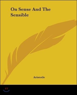 On Sense And The Sensible