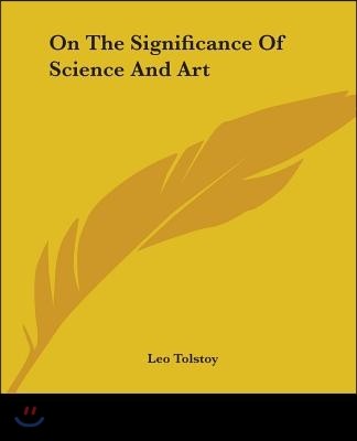 On The Significance Of Science And Art