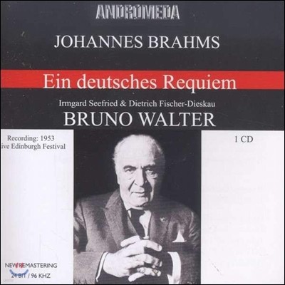 Bruno Walter :   (Brahms: Ein Deutsches Requiem)