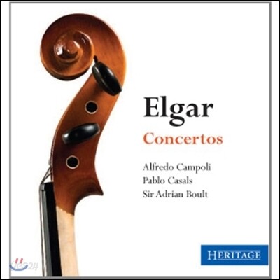 Pablo Casals / Adrian Boult 엘가: 협주곡 (Elgar: Violin Concerto, Cello Concerto Op.85)