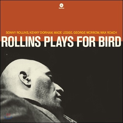 Sonny Rollins — Plays For Bird 앨범 커버