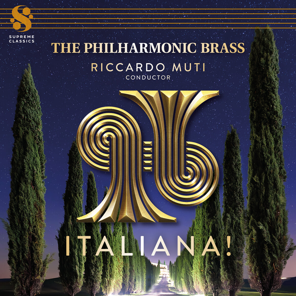 이탈리아나! - 관악 앙상블로 듣는 베르디, 로시니, 푸치니, 레스피기 (Italiana! - The Philharmonic Brass & Riccardo Muti) [SACD Hybrid]