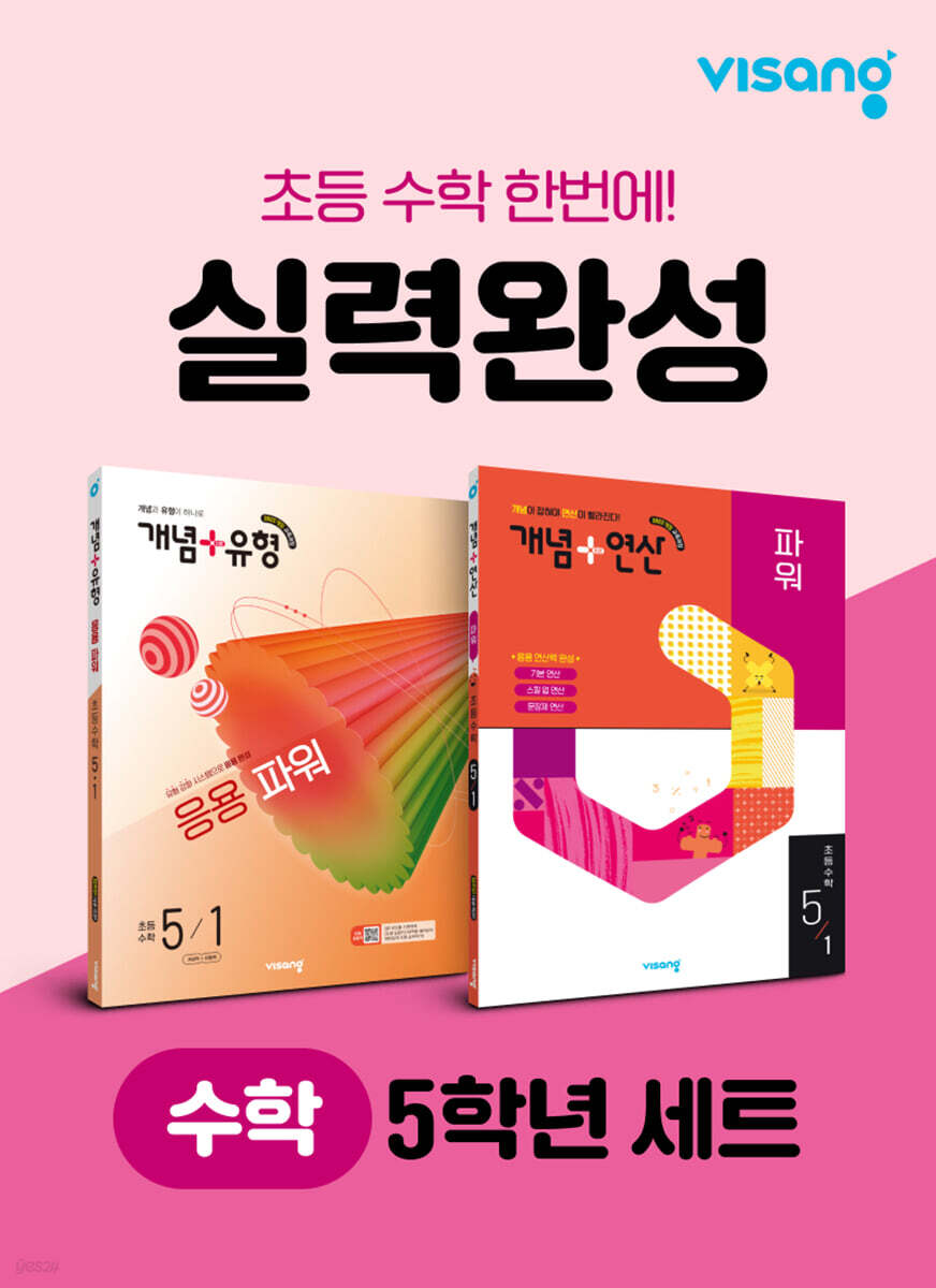 초등 수학 실력완성 5학년 세트