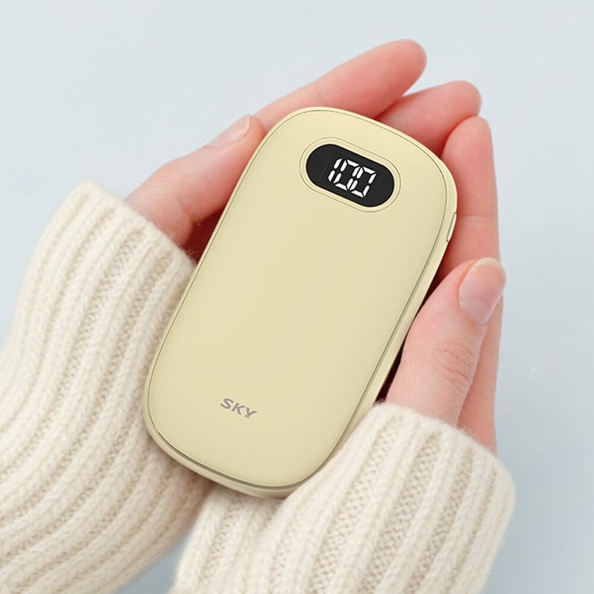 스카이 히토 손난로 보조배터리 전기 핫팩 HW01