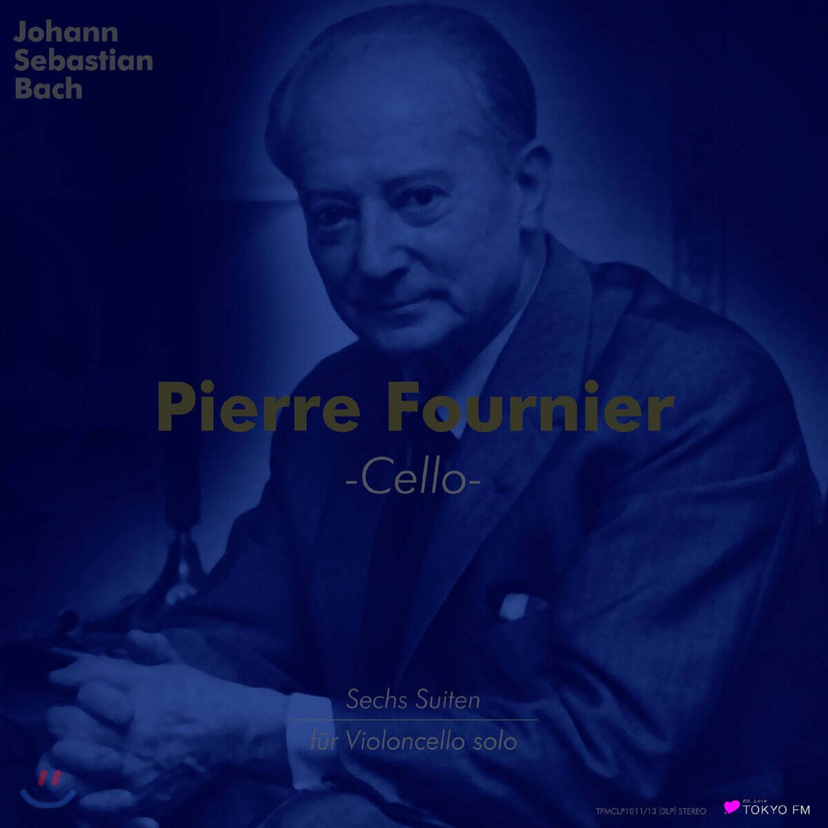 Pierre Fournier 바흐: 무반주 첼로 모음곡 전곡집 - 피에르 푸르니에 (Bach: Complete Cello Suites BWV 1007-1012) [3LP]