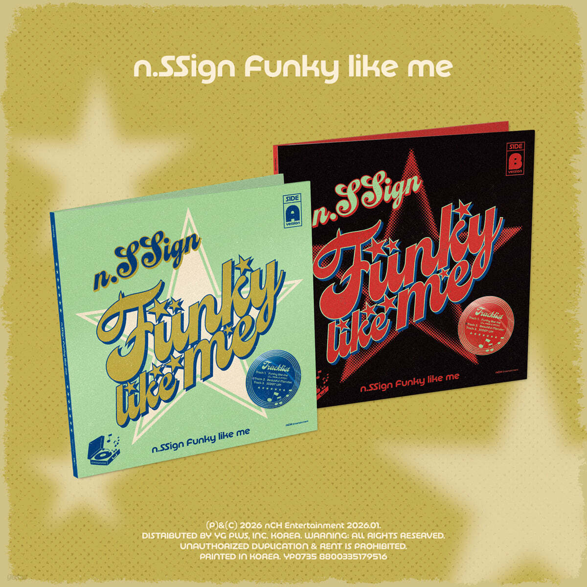n.SSign (엔싸인) - Funky like me [2종 SET] | 엔싸인 | YGPLUS - 예스24