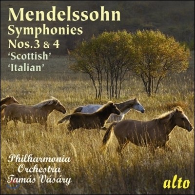 Tamas Vasary ൨:  3 'Ʋ', 4 'Ż' (Mendelssohn: Symphonies 'Scottish', 'Italian')