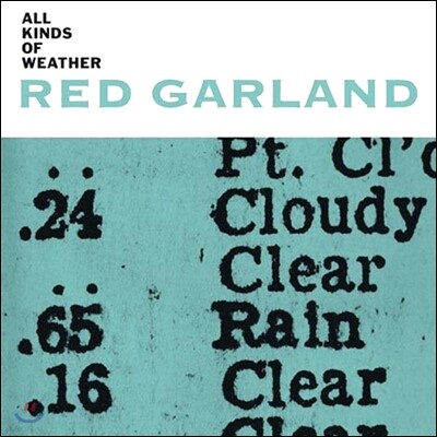 Red Garland — All Kinds Of Weather 앨범 커버
