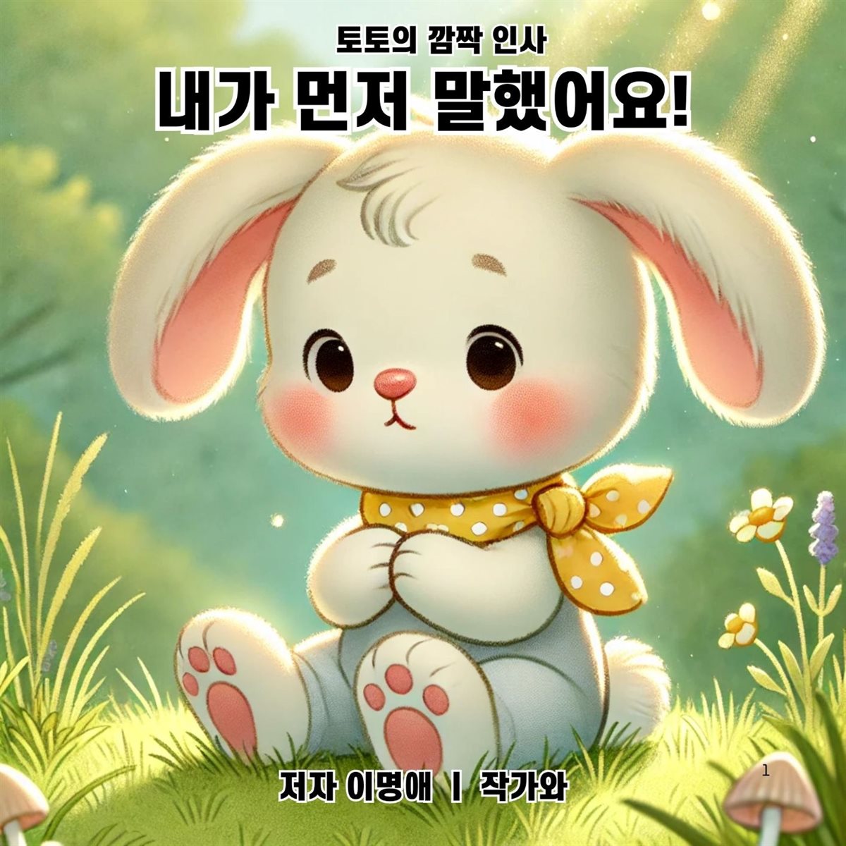 내가 먼저 말했어요!