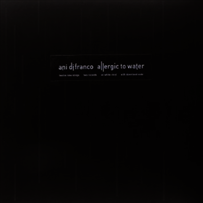 Ani Difranco — Allergic To Water 앨범 커버