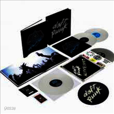 Daft Punk - Alive 2007/Alive 1997 (Ltd. Ed)(Download Code)(White Vinyl)(180G)(4LP Box Set)